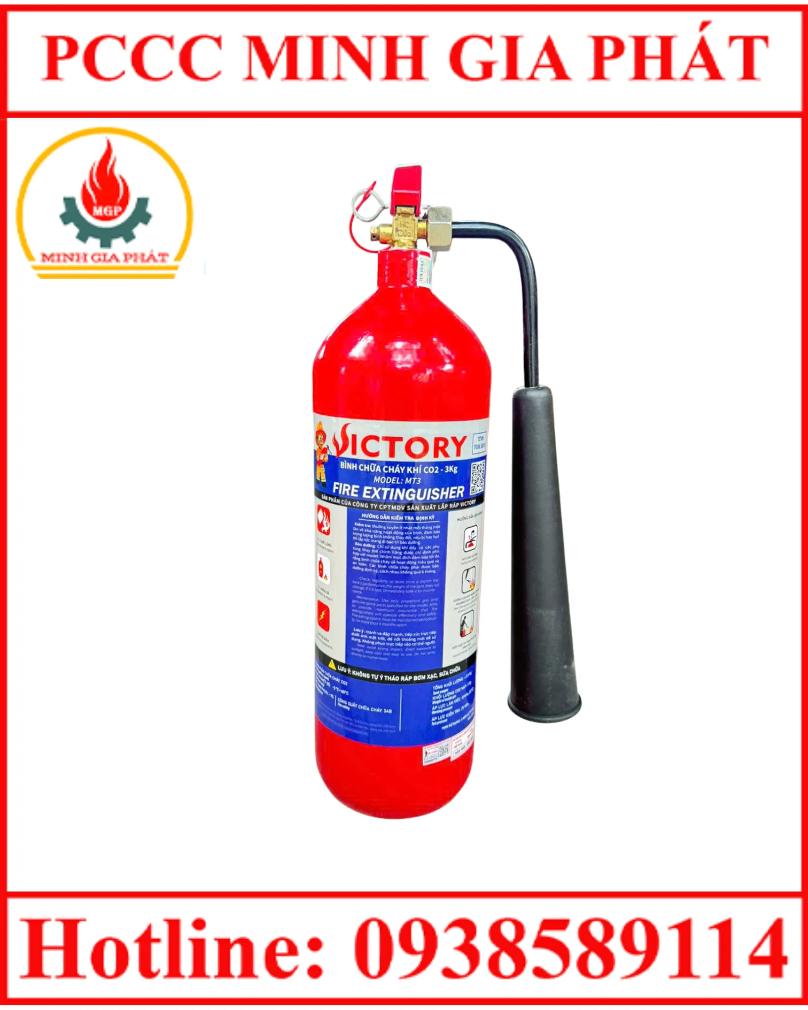 BÌNH CHỮA CHÁY XÁCH TAY BỘT 4KG (VICTORY VN)