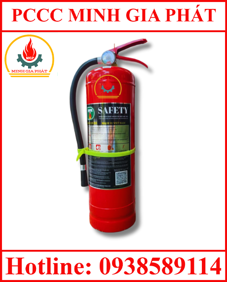 BÌNH CHỮA CHÁY BỘT 4KG (SAFETY VN) + KIỂM ĐỊNH