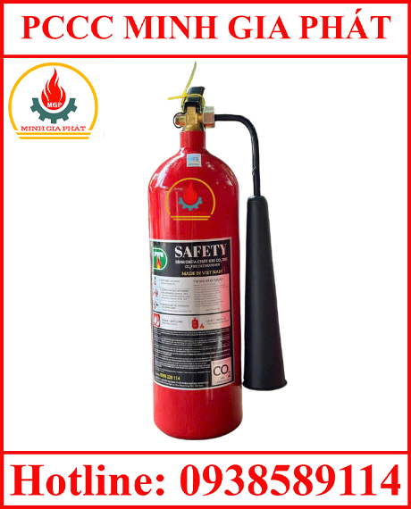 BÌNH CHỮA CHÁY CO2 3KG (SAFETY VN) + KIỂM ĐỊNH