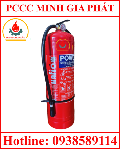 BÌNH CHỮA CHÁY BỘT 8KG (HAFICO VN) + KIỂM ĐỊNH